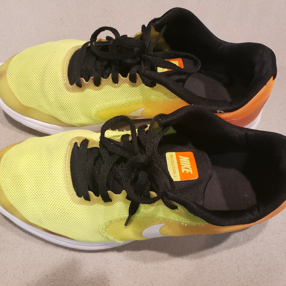 Nike Kids Sneakers Yellow and Orange